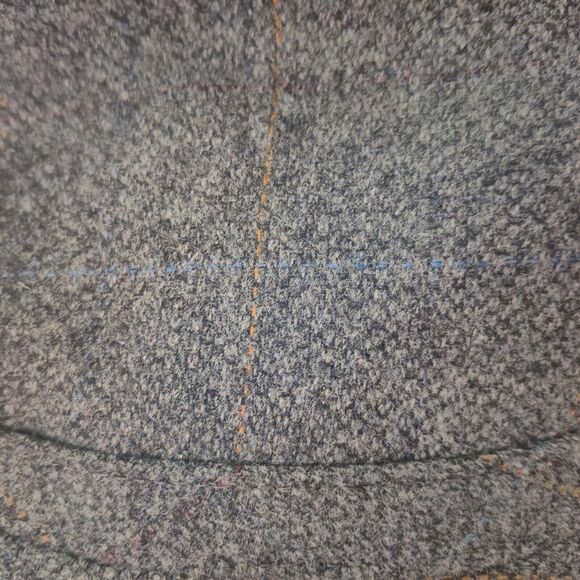 Vintage Fedora Hat Gray Tweed Mens Unisex Union Made USA Thinsulate Large - Picture 6 of 13